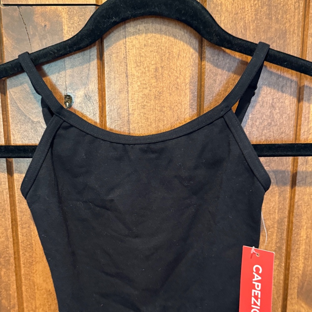 Capezio Black Spaghetti Strap Leotard - Picture 3 of 6